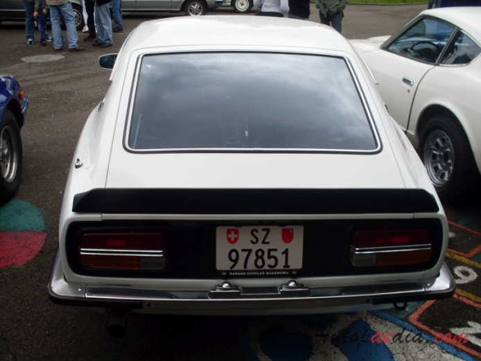 Nissan (Datsun) Fairlady Z 1. generacja (S30) 1969-1978 (1972 240Z), tył