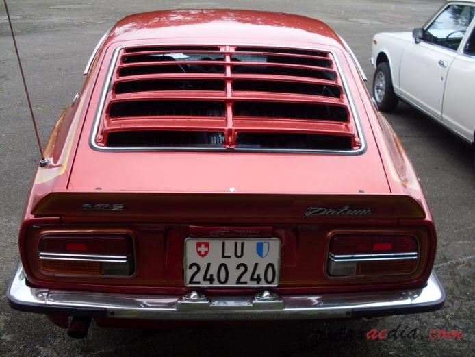 Nissan (Datsun) Fairlady Z 1st generation (S30) 1969-1978 (1972 240Z), rear view