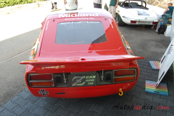 Nissan (Datsun) Fairlady Z 1st generation (S30) 1969-1978 (1975 280Z), rear view