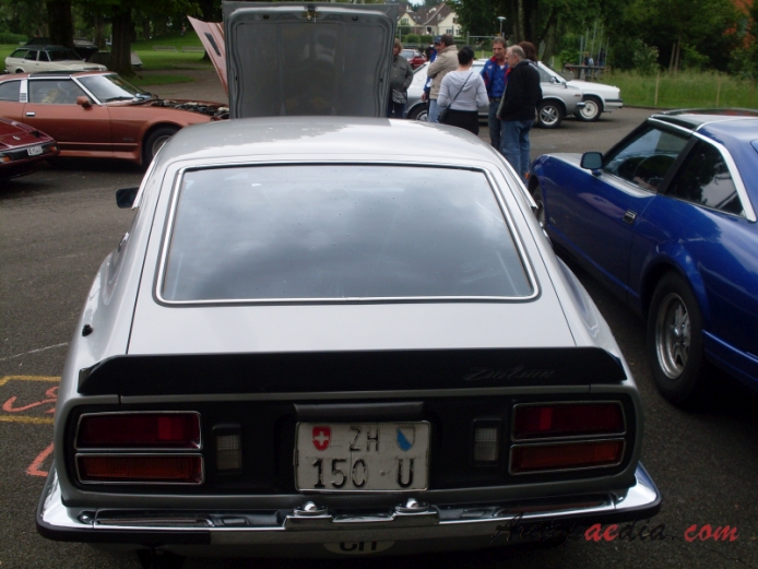 Nissan (Datsun) Fairlady Z 1st generation (S30) 1969-1978 (1978 260Z), rear view