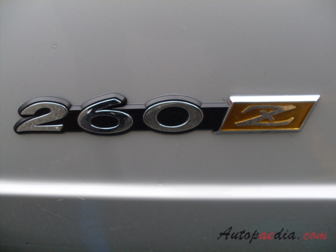 Nissan (Datsun) Fairlady Z 1st generation (S30) 1969-1978 (1978 260Z), side emblem 