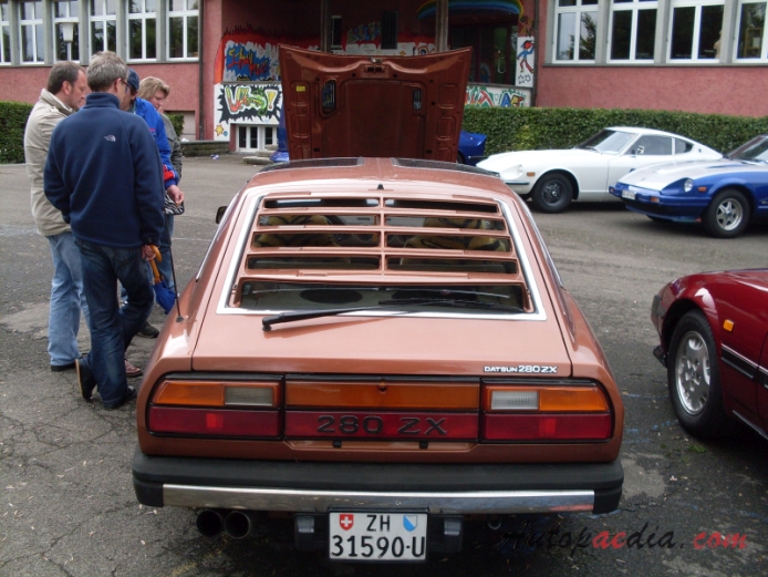 Nissan (Datsun) Fairlady Z 2nd generation (S130) 1978-1983 (1981 2+2 Targa 280ZX), rear view