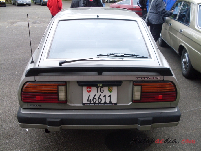 Nissan (Datsun) Fairlady Z 2nd generation (S130) 1978-1983 (1982-1983 Series 2 280ZX), rear view