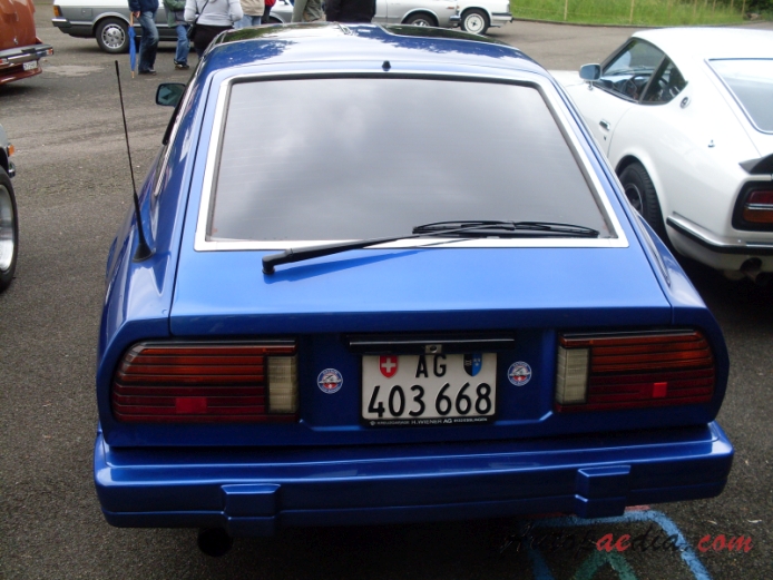 Nissan (Datsun) Fairlady Z 2nd generation (S130) 1978-1983 (1983 280ZX), rear view