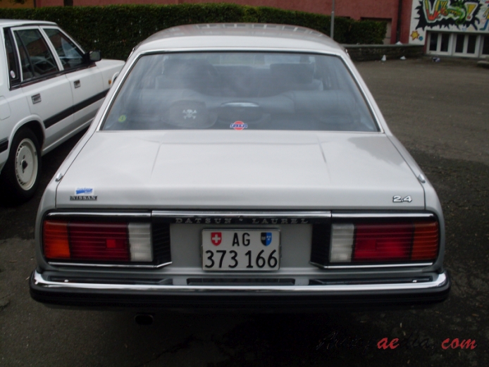 Nissan (Datsun) Laurel 3rd generation (C230) 1977-1980 (1981 2.4L sedan 4d), rear view