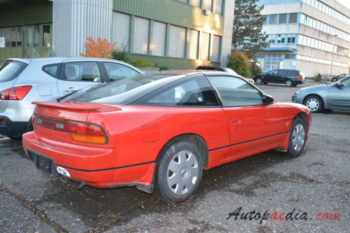 Nissan 200SX RS13U 1988-1993 (1989 fastback 3d), right rear view