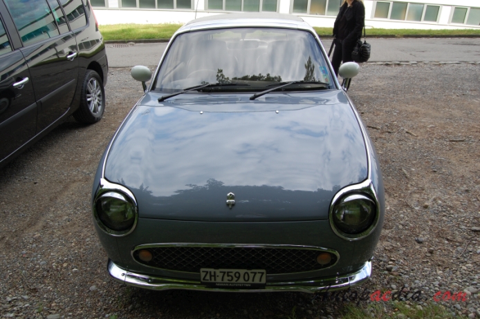 Nissan Figaro 1991 (convertible 2d), front view