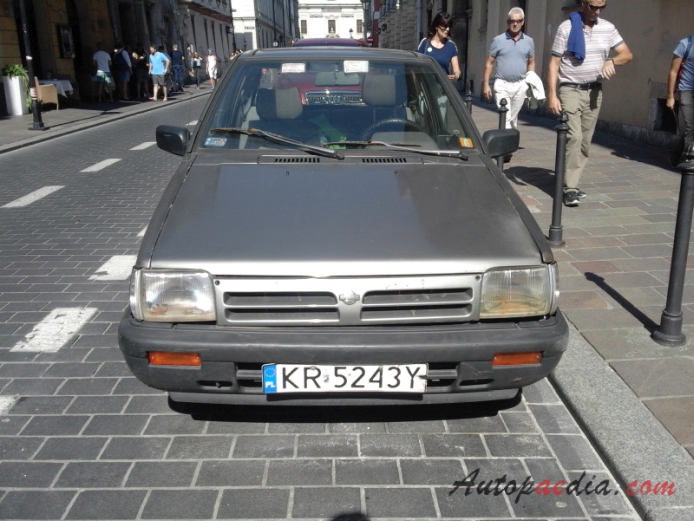 Nissan Micra 1st generation K10 1982-1992 (1989-1992 hatchback 3d), front view