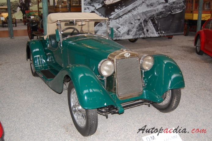 O.M. 665 MM 1931 (roadster 2d), prawy przód