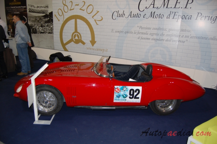 O.S.C.A. S187 1957 (750cc roadster 2d), left side view