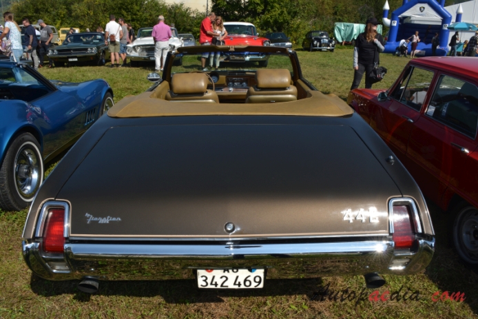 Oldsmobile 442 2nd generation 1968-1972 (1969 cabriolet 2d), rear view