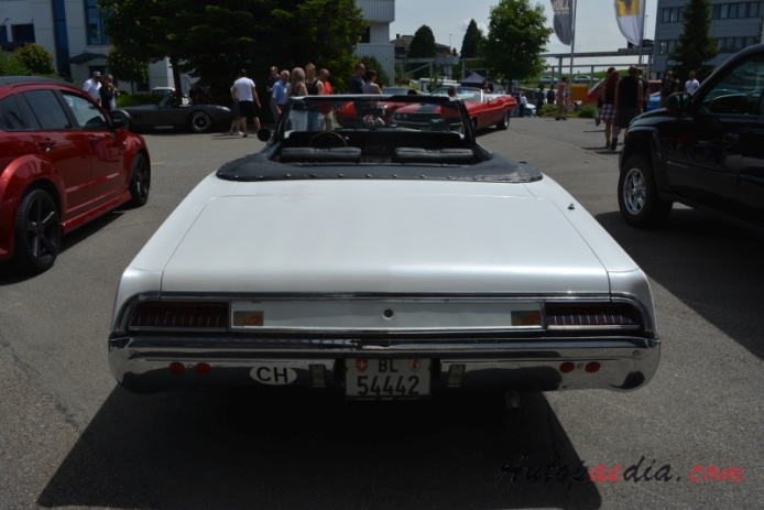 Oldsmobile 88 6th generation 1965-1970 (1967 Delta 88 convertible 2d), rear view