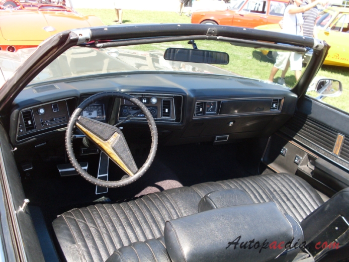 Oldsmobile 88 7th generation 1971-1976 (1973 Delta 88 convertible 2d), interior