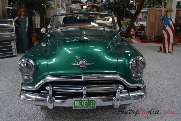 Oldsmobile 98 2nd generation 1948-1953 (1952 convertible 2d), front view
