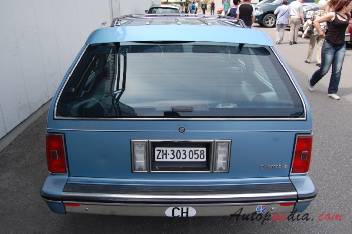 Oldsmobile Cutlass Ciera 1982-1996 (1989-1996 Cutlass Cruiser Station Wagon 5d), rear view
