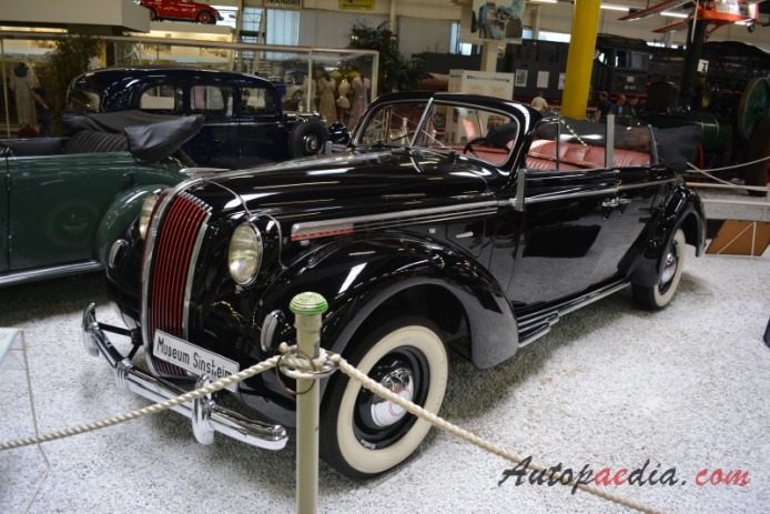 Opel Admiral 1937-1939 (1939 cabriolet 4d), lewy przód
