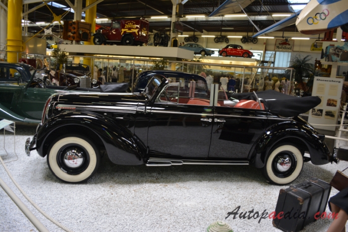 Opel Admiral 1937-1939 (1939 cabriolet 4d), lewy bok