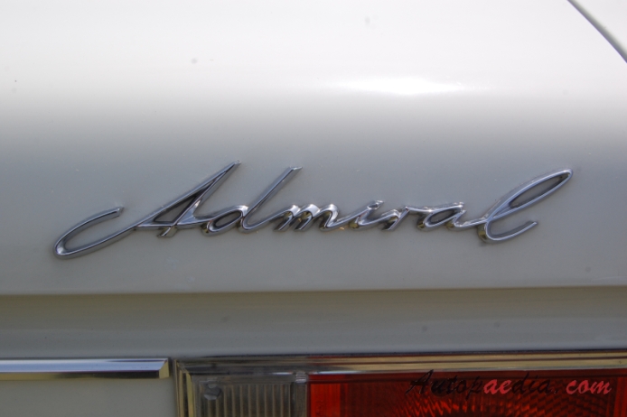 Opel Admiral A 1964-1968, rear emblem  