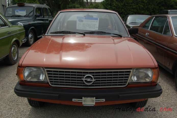 Opel Ascona B 1975-1981 (1980 2.0L sedan 4d), front view