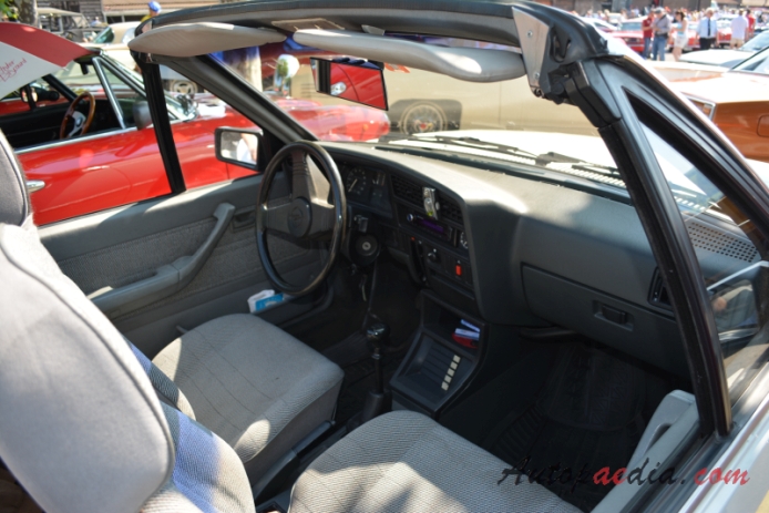 Opel Ascona C 1981-1988 (1984-1986 Ascona C2 cabriolet 2d), interior