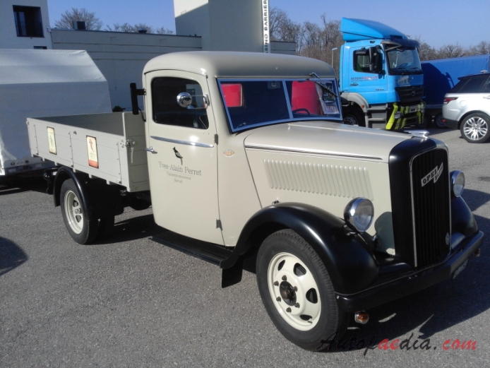 Opel Blitz 1. generacja 1930-1954 (1938 pickup ciężarówka 2d), prawy przód