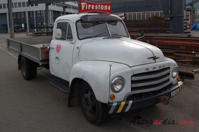 Opel Blitz 2. generacja 1952-1960 (pickup ciężarówka), prawy przód