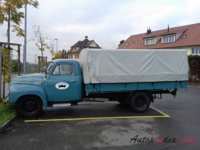 Opel Blitz 2nd generation 1952-1960 (truck), left side view