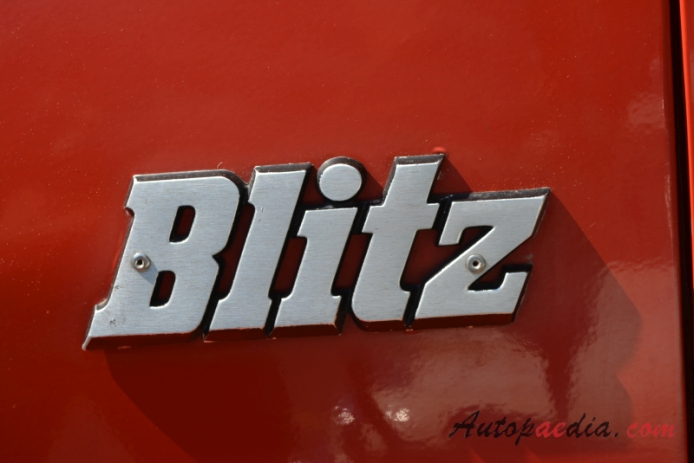 Opel Blitz 4. generacja 1965-1975 (Fega-Werk Zurich wóz strażacki), emblemat bok 