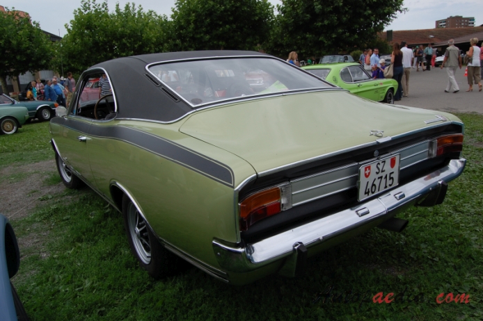 Opel Commodore A 1967-1971 (1969 GS hardtop Coupé 2d),  left rear view