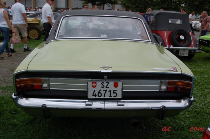 Opel Commodore A 1967-1971 (1969 GS hardtop Coupé 2d), tył