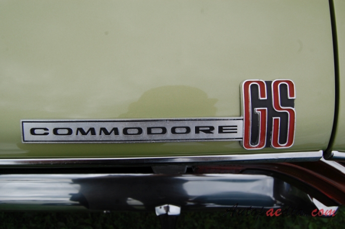 Opel Commodore A 1967-1971 (1969 GS hardtop Coupé 2d), rear emblem  