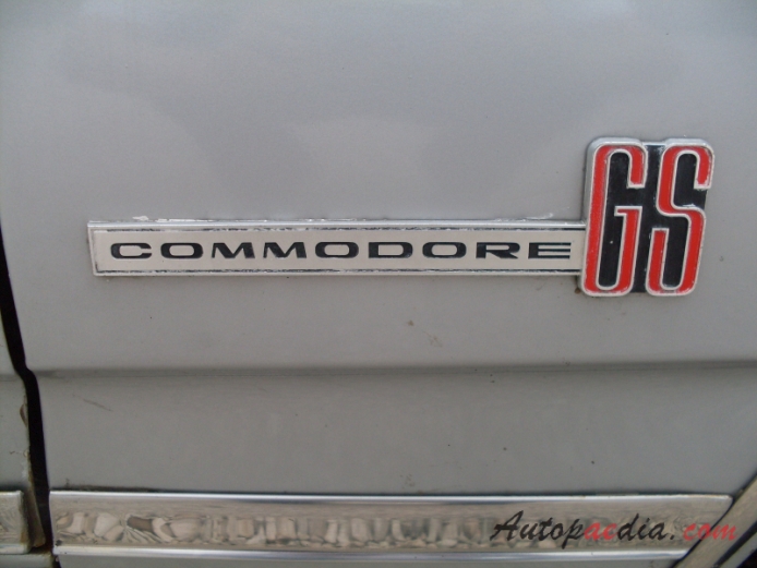 Opel Commodore A 1967-1971 (1969 GS sedan 4d), side emblem 