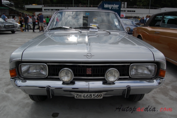 Opel Commodore A 1967-1971 (GS hardtop Coupé 2d), przód