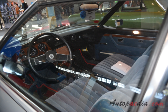 Opel Commodore B 1972 1977 1972 2800 Gs E Coupe 2d Interior Autopaedia Encyclopaedia Of Young And Oldtimers