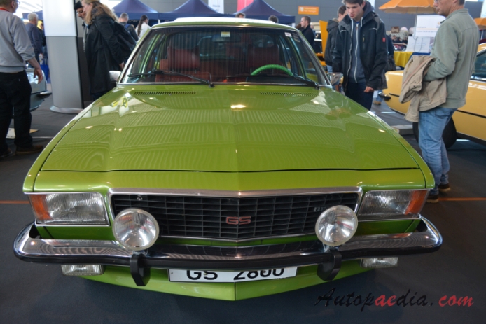 Opel Commodore B 1972-1977 (1975 2800 GS sedan 4d), front view