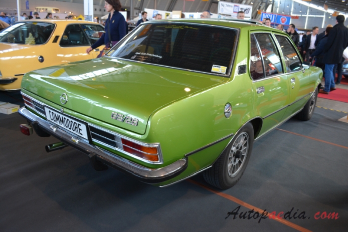 Opel Commodore B 1972-1977 (1975 2800 GS sedan 4d), right rear view