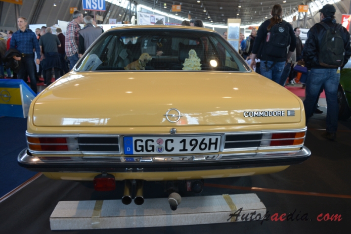 Opel Commodore B 1972-1977 (1977 2800 GS/E Coupé 2d), rear view