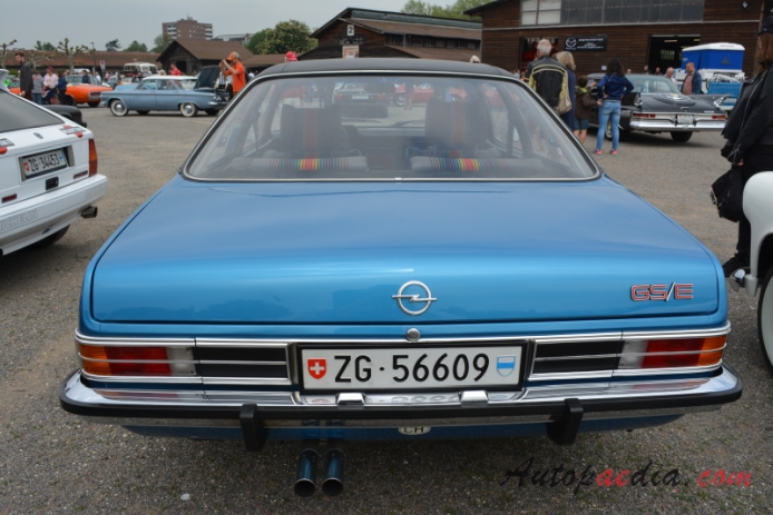 Opel Commodore B 1972-1977 (2800 GS/E Coupé 2d), tył