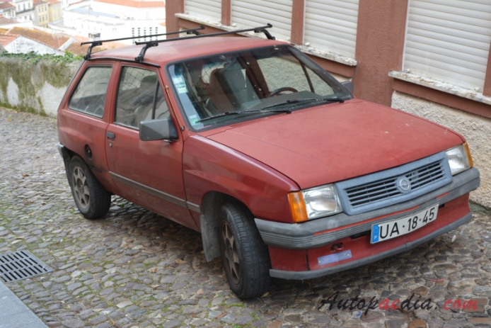 Opel Corsa A 1982-1993 (1987-1989 1,5 D hatchback 3d), prawy przód
