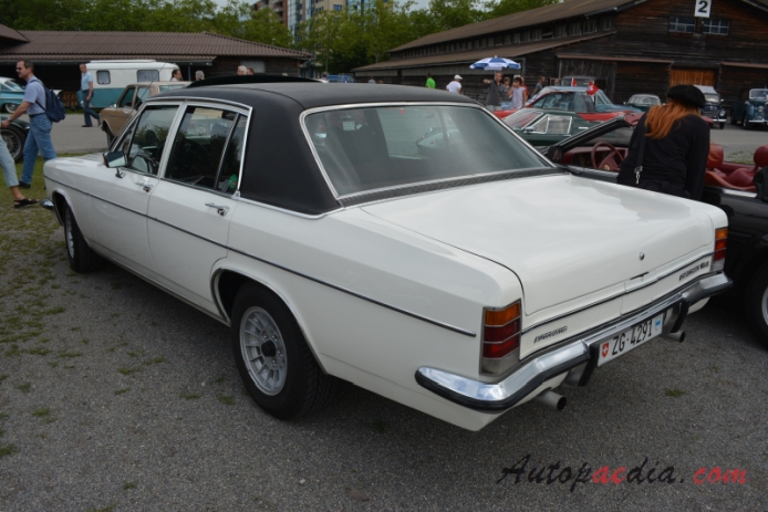 Opel Diplomat B 1969-1977 (1976-1977 5.4L V8 limuzyna 4d), lewy tył