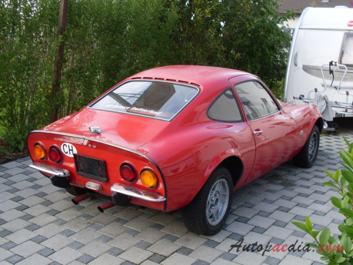 Opel GT 1968-1973, prawy tył