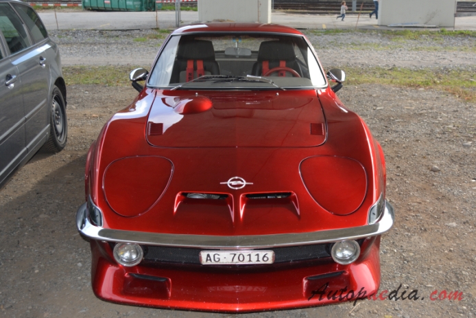 Opel GT 1968-1973, przód