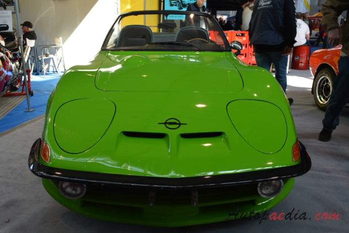 Opel GT 1968-1973 (1969 cabriolet conversion), front view