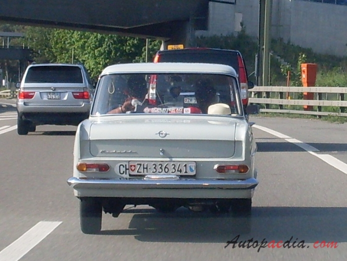Opel Kadett A 1962-1965, tył