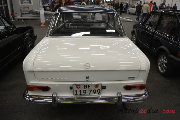 Opel Kadett A 1962-1965 (1964 Super Coupé 2d), rear view