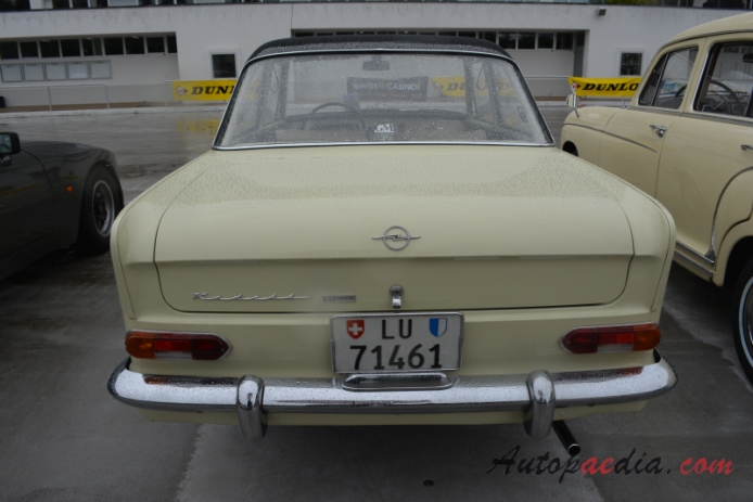 Opel Kadett A 1962-1965 (Super Coupé 2d), rear view