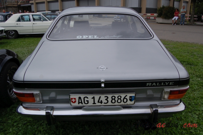 Opel Kadett B 1965-1973 (1971-1973 Rallye Coupé 2d), tył