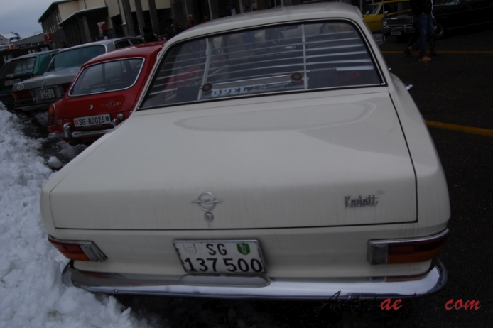 Opel Kadett B 1965-1973 (1971-1973 sedan 4d), tył