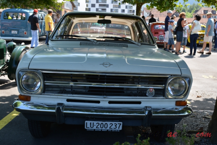 Opel Kadett B 1965-1973 (1971-1973 sedan 4d), przód