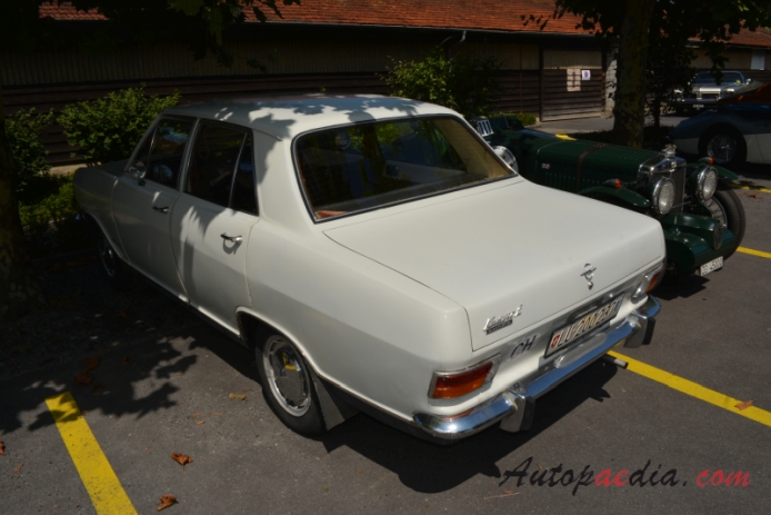 Opel Kadett B 1965-1973 (1971-1973 sedan 4d),  left rear view